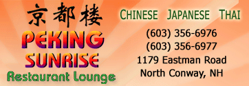 Peking Sunrise Restaurant & Lounge of North Conway, New Hampshire