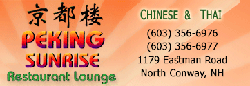 Peking Sunrise Restaurant & Lounge of North Conway, New Hampshire