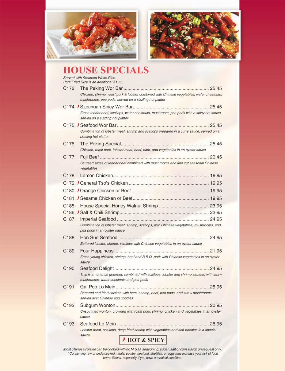 House Specials